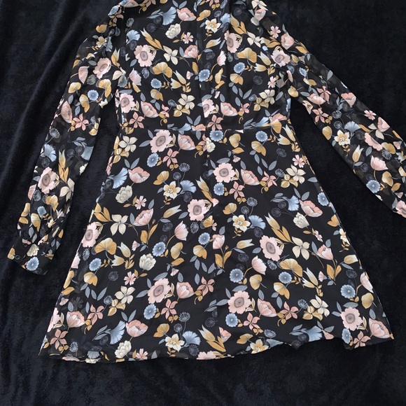 Flowered Mini Dress - Picture 4 of 5